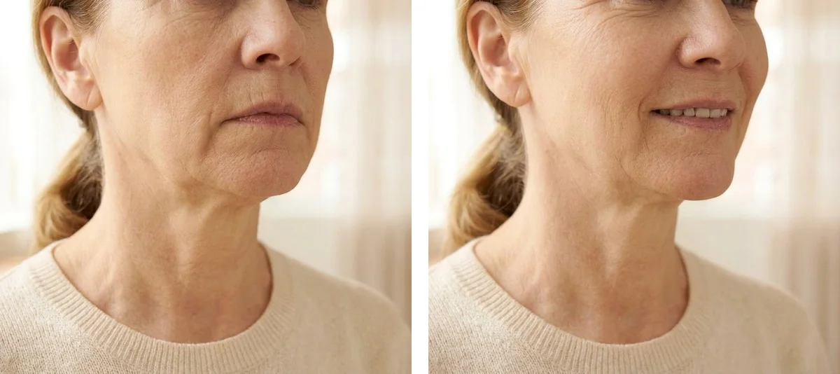 Botox für eine schöne Jawline und Kinnlinie