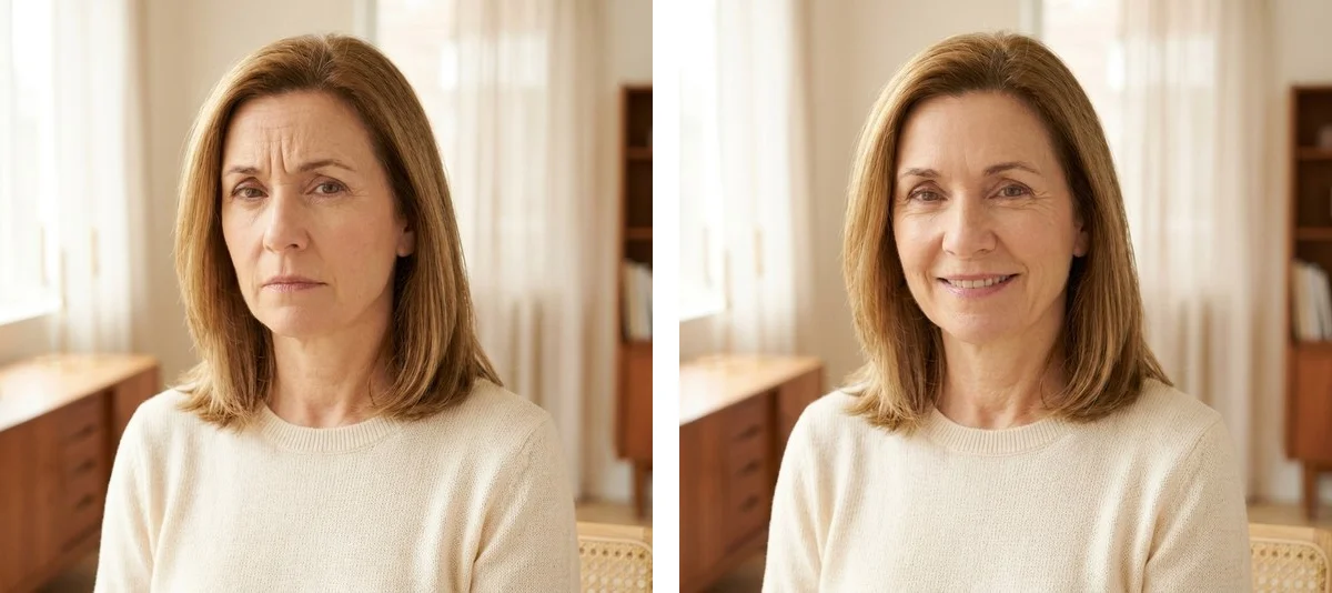 Botox gegen Zornesfalten